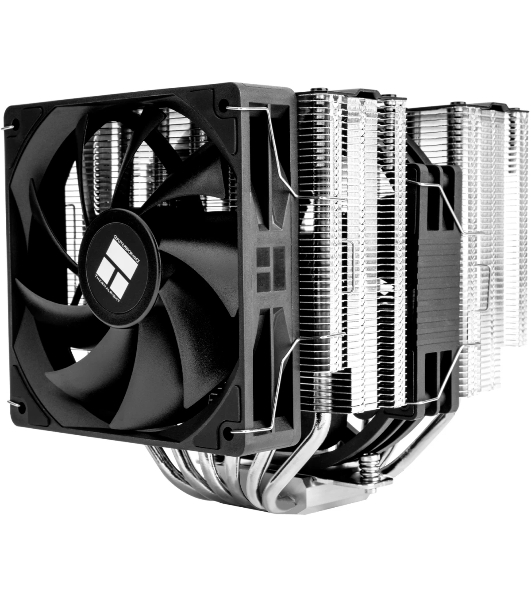 Устройство охлаждения (кулер) Thermalright Peerless Assassin 140 SE Soc-AM5/AM4/1200/1700/1851 черный 4-pin 19-25.6dB Al+Cu 1000gr Ret (PA140-SE)