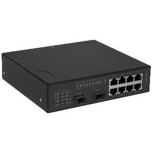 Коммутатор Hikvision DS-3T0310P, 8×100 Мбит/с PoE+ + 2×1 Гбит/с SFP, неуправляемый
