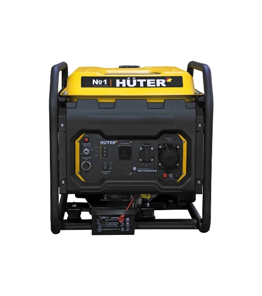Электрогенератор бензиновый инверторный Huter DN12500iXA, 9 кВт, 84 дБ, 64.5 кг