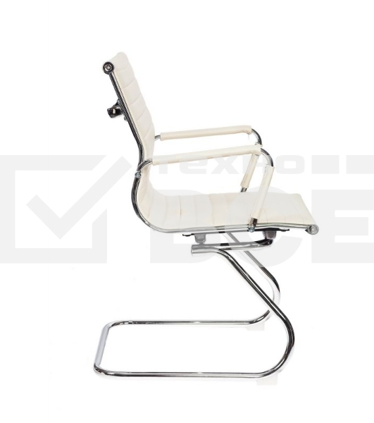 Кресло компьютерное Бюрократ CH-883-LOW-V/IVORY низкая спинка слоновая кость искусственная кожа