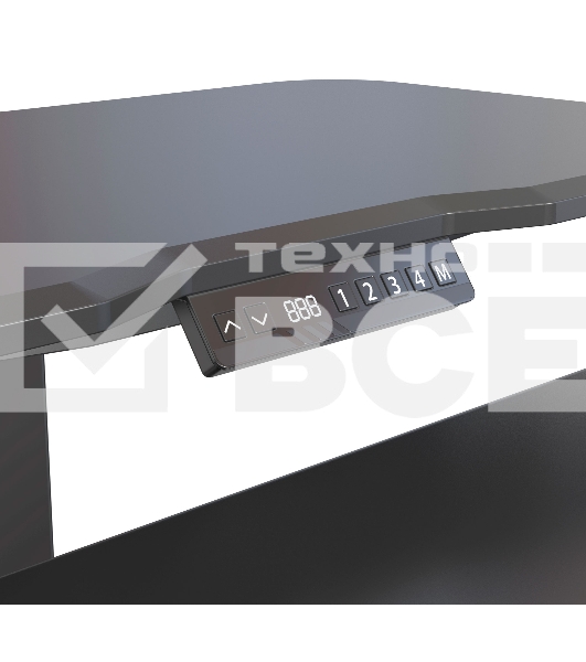 Стол для ноутбука Cactus VM-FDE103 столешница МДФ черный 91.5x56x123см (CS-FDE103BBK)