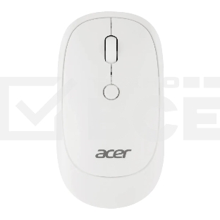 Мышь беспроводная Acer OMR138 белый, 1600 dpi, радиоканал, USB, кнопки - 4