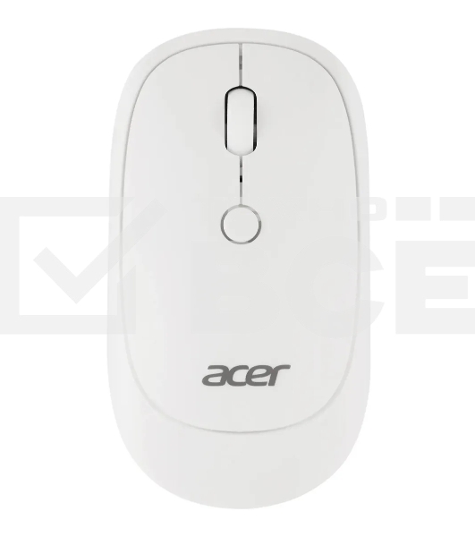 Мышь беспроводная Acer OMR138 белый, 1600 dpi, радиоканал, USB, кнопки - 4