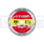 Диск Зубр Чистый рез 255 x 30/20мм 60Т, диск пильный по дереву, фото 1