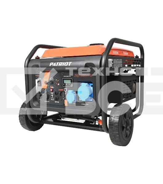 Электрогенератор бензиновый инверторный Patriot  iGN 5500W, 5.5 кВт, 78 дБ, 51 кг
