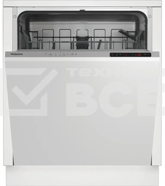Встраиваемая посудомоечная машина Hotpoint HI 4C39, серебристый, 59.8 см, 13 компл., 49 дБ, класс A++