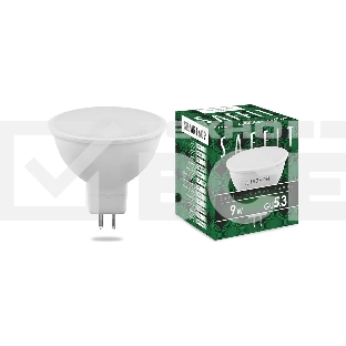 Лампа светодиодная SAFFIT SBMR1609 (55086) 9 вт 230в GU5.3 дневной