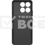 Чехол (клип-кейс) BoraSCO для Xiaomi POCO F6 Pro Silicone Case черный, фото2