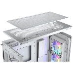 Компьютерный корпус Cougar Airface Pro RGb White 4x120MM ARGb FAN, ARGb FAN HUB, БЕЗ БП, БЕЛЫЙ, E-ATX, фото4
