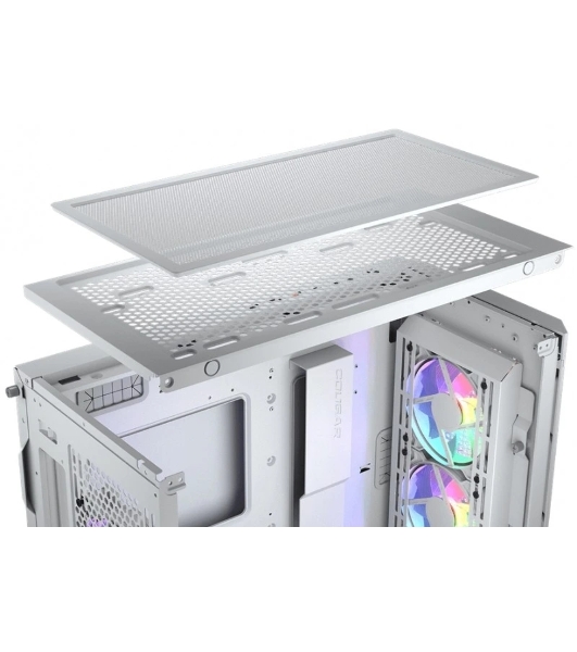 Компьютерный корпус Cougar Airface Pro RGb White 4x120MM ARGb FAN, ARGb FAN HUB, БЕЗ БП, БЕЛЫЙ, E-ATX