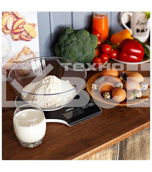 Весы кухонные ARESA AR-4301 электрон.5 кг, съемная чаша
