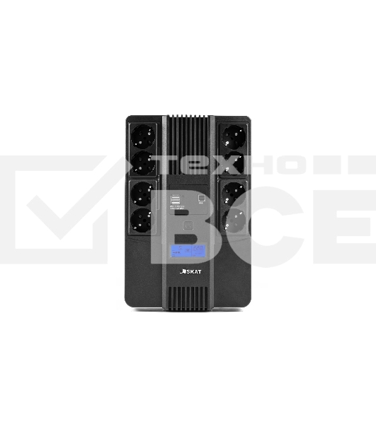 Источник бесперебойного питания Бастион SKAT-UPS 1000-AID-IN-1x9-8 600Вт 1000ВА черный