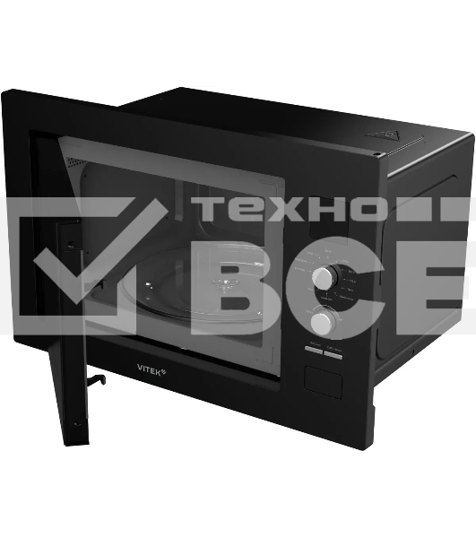 Встраиваемая микроволновая печь Vitek VBMW 2540 BG 25л. 850Вт черный