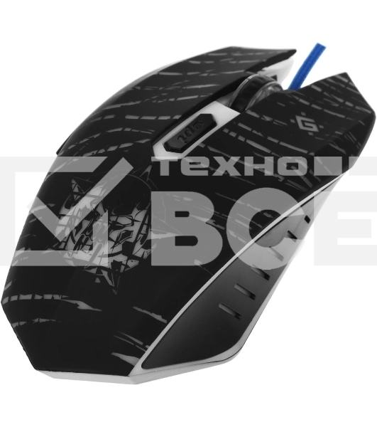 Мышь проводная Defender Dark Agent GM-590L черный, 12800 dpi, USB, кнопки - 6