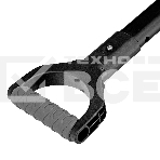 Лопата автомобильная складная Denzel алюминиевая, 220х280х585-870 мм, телескопический черенок, фото2