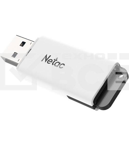 Флешка USB Netac U185 белый USB 3.0 Flash 32Gb, NT03U185N-032G-32WH, LED индикатор