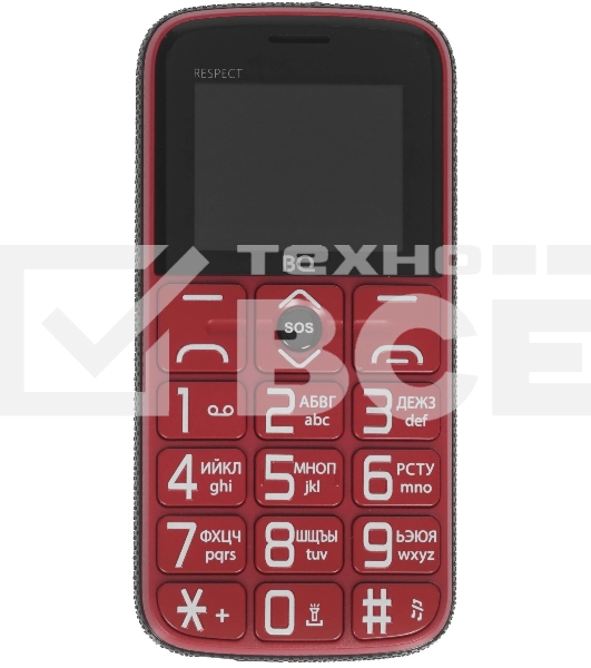 Мобильный телефон BQ 1851 Respect красный