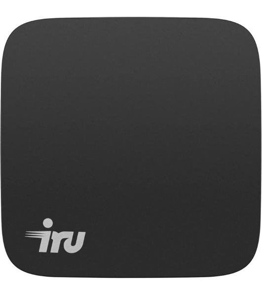 Неттоп IRU 110JLCN Cel N4500 (1.1) 8Gb SSD256Gb UHDG Windows 11 Pro GbitEth WiFi BT черный (2152163)