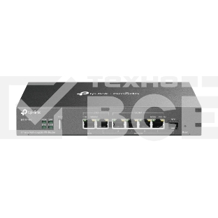 Маршрутизатор VPN TP-Link ER707-M2 Omada с мультигигабитными портами,1 x RJ45 WAN 2,5 Гбит/с, 1 x RJ45 WAN/LAN 2,5 Гбит/с, 1 x SFP WAN/LAN, 4 гиг. порта RJ45 WAN/LAN, 1 порт USB 2.0