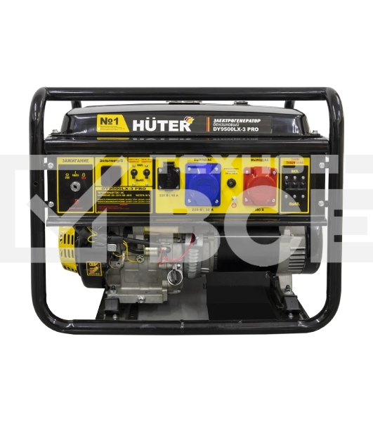 Электрогенератор бензиновый Huter DY9500LX-3 PRO, 8 кВт, 96 дБ, 79.4 кг