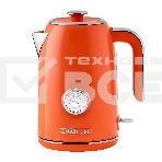 Чайник электрический Galaxy Line GL 0351, апельсиновый фреш, металл, 2200 Вт, 1,7 л, фото4