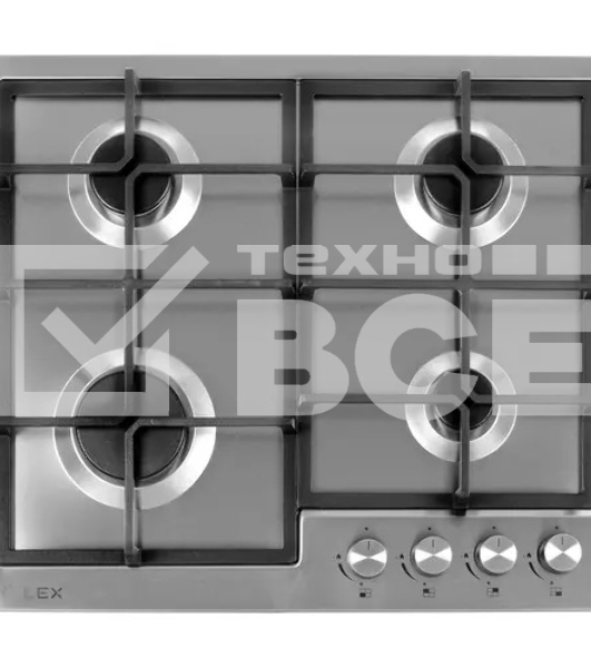 Газовая варочная поверхность LEX GVS 642 IX, встраиваемая нержавеющая сталь