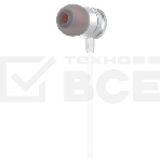 Наушники проводные-вставки с микрофоном Hoco M16 серебряный, фото2