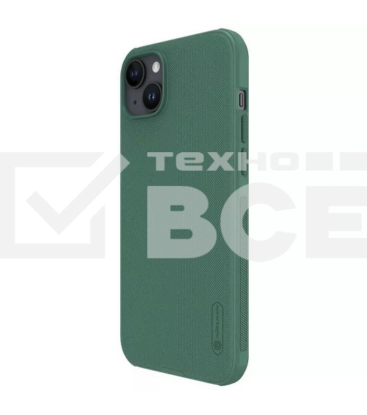 Чехол Super Frosted Shield Pro, темно-зеленый, (AP IP15 Plus)