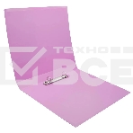 Папка на 2-х кольцах Бюрократ Pastel PAST0812/2RPINK A4 пластик 0.5мм кор.27мм торц.карм с бум. встав розовый, фото2