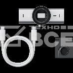 Веб-камера Logitech Brio MX 4K 3840x2160, 30 кадр/с, USB Type-C, микрофон (2 шт, шумоподавление), автоматическая фокусировка, автоосвещение, HDR, шторка приватности, универсальное крепление, светло-серый, фото3