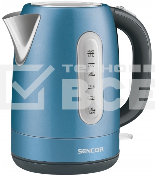 Чайник электрический Sencor SWK 1772BL 1.7 л, 2150 Вт, синий