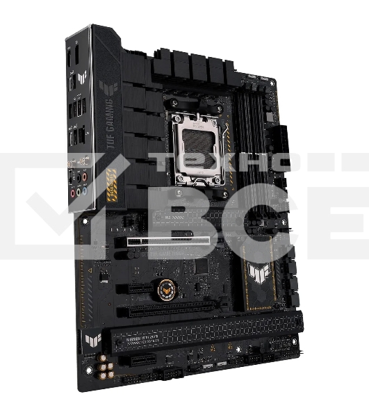 Материнская плата ASUS TUF GAMING B650-PLUS WIFI, AM5, AMD B650, 4xDDR5, 4xSATA, 3xM.2, 1xPCI-E 4.0 x16, 1xPCI-E 4.0 x4, 2xPCI-E x1, 1xHDMI, 1xDP, 1x 2.5Gb LAN, 2xUSB-A 3.2 Gen 2, 4xUSB-A 2.0, 1xUSB-C 3.2 Gen 2, 5x3.5 мм, 7.1, ATX