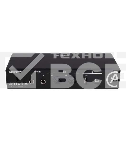 Аудиоинтерфейс USB Arturia MiniFuse Recording Pack Black [800202] комплект: MiniFuse 2, микрофона CM1 поп фильтром, наушников EF1 и XLR кабеля, черный