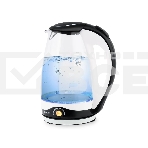 Чайник электрический Vitek VT-7027 BK/W (стекло), фото 1