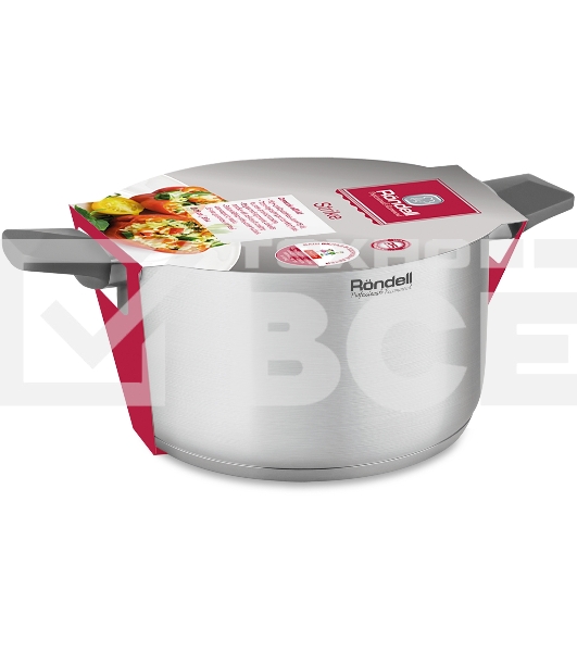 Кастрюля Rondell Strike RDS-1663 8 л. d=26 см (с крышкой) сталь