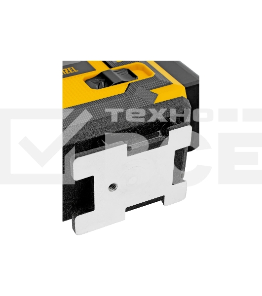 Лазерный уровень мультипризменный Denzel DLV-360-3T, 30 м, зеленый луч, Li-Ion 2,4 Aч, штатив