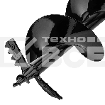 Шнек для грунта Denzel ER-200, диаметр 200 мм, длина 800 мм, соединение 20 мм, съемный нож, фото3