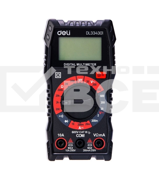 Цифровой мультиметр Deli DL334301