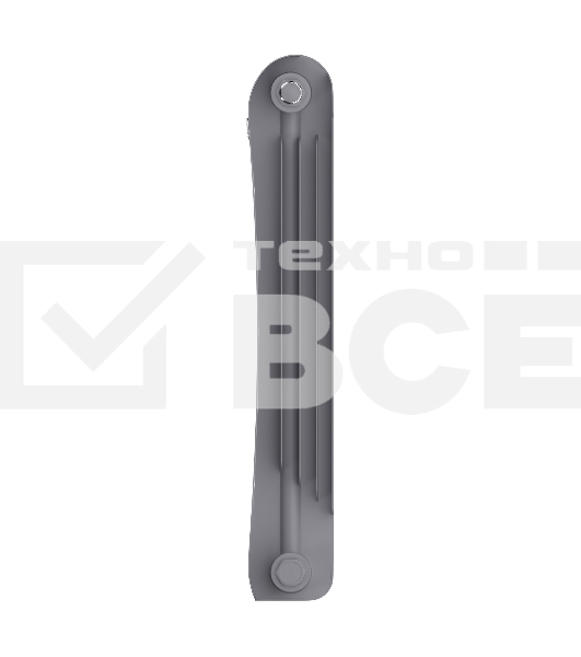 Радиатор биметаллический Royal Thermo Infinity 500 Silver Satin - 12 секц.