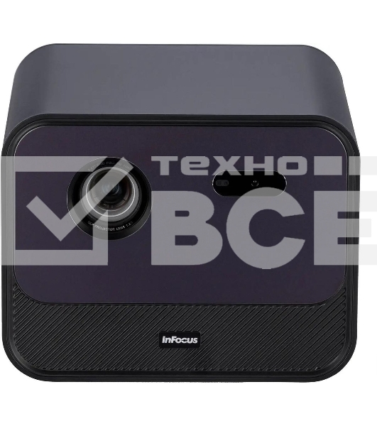 LED проектор InFocus IN3038SL Crusader Grandmaster с подставкой DLP, 1200 lm, FullHD, (1.2:1), HDMI 2.0 (eARC) 2x USB-A 2.0), AUX, SPDIF, RJ45 (LAN), Bluetooth 5.1/BLE, wi-fi 2.4/5GHz, 2х20W Dolby Audio, до 25000ч., 2.36 кг