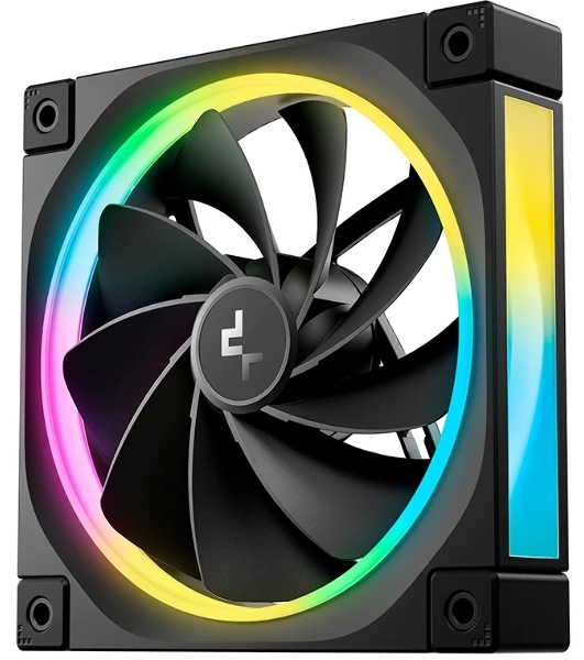 Вентилятор для корпуса Deepcool FL12R Reverse ARGb 120х120x25 черный 4-pin 33.9дБ (R-FL12R-BKAPN1-G)