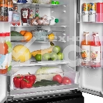 Холодильник Maunfeld MFF180NFBE01 черный трехкамерный 224/113л морозилка снизу, No Frost, фото5