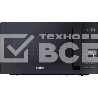 Микроволновая печь Haier HMG-DG207BA черный, 20 л, 700 Вт, переключатели - кнопки, поворотный механизм