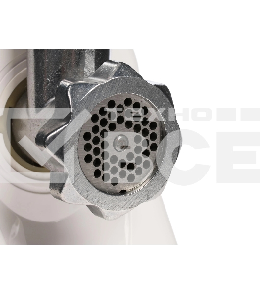 Мясорубка электрическая Ротор Люкс ЭМШ 35/300-2 белый, 1500 Вт, 0.6 кг/мин, реверс, насадки - 2