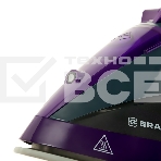 Утюг BRAYER BR4001 фиолетовый/серый, 2600 Вт, 25 г/мин, 140 г/мин, 360 мл, фото3