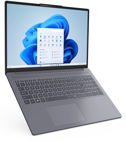 Ноутбук Lenovo IdeaPad Slim 3 16ARP10/16'/IPS/AMD Ryzen 5 150/16Gb/512Gb SSD/AMD Radeon Graphics/NoOS/серый/1.73kg