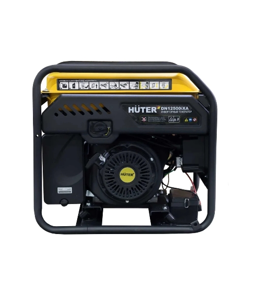 Электрогенератор бензиновый инверторный Huter DN12500iXA, 9 кВт, 84 дБ, 64.5 кг