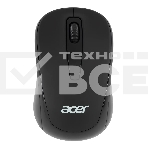 Мышь беспроводная Acer OMR133 черный, 1000 dpi, радиоканал, USB, кнопки - 3, фото 1