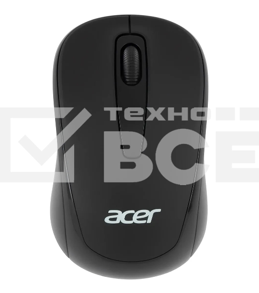 Мышь беспроводная Acer OMR133 черный, 1000 dpi, радиоканал, USB, кнопки - 3