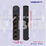 Сетевой фильтр Ippon BK-6-EU-1.8-16-B 1.8м (6 розеток) черный (коробка), фото9